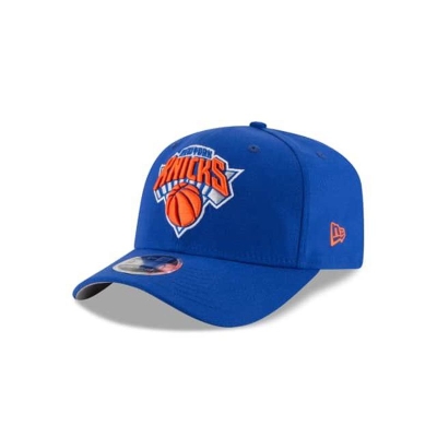 Blue New York Knicks Hat - New Era NBA Stretch Snap 9FIFTY Snapback Caps USA9572864